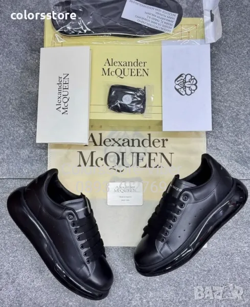 Мъжки черни кецове Alexander McQueen/BR116z, снимка 1