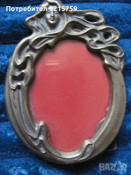 Арт деко бронзова рамка за снимки, 10х7см., снимка 1