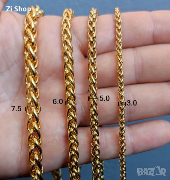 Синджир златен ланец златна верижка модел: 2,  18К, снимка 1
