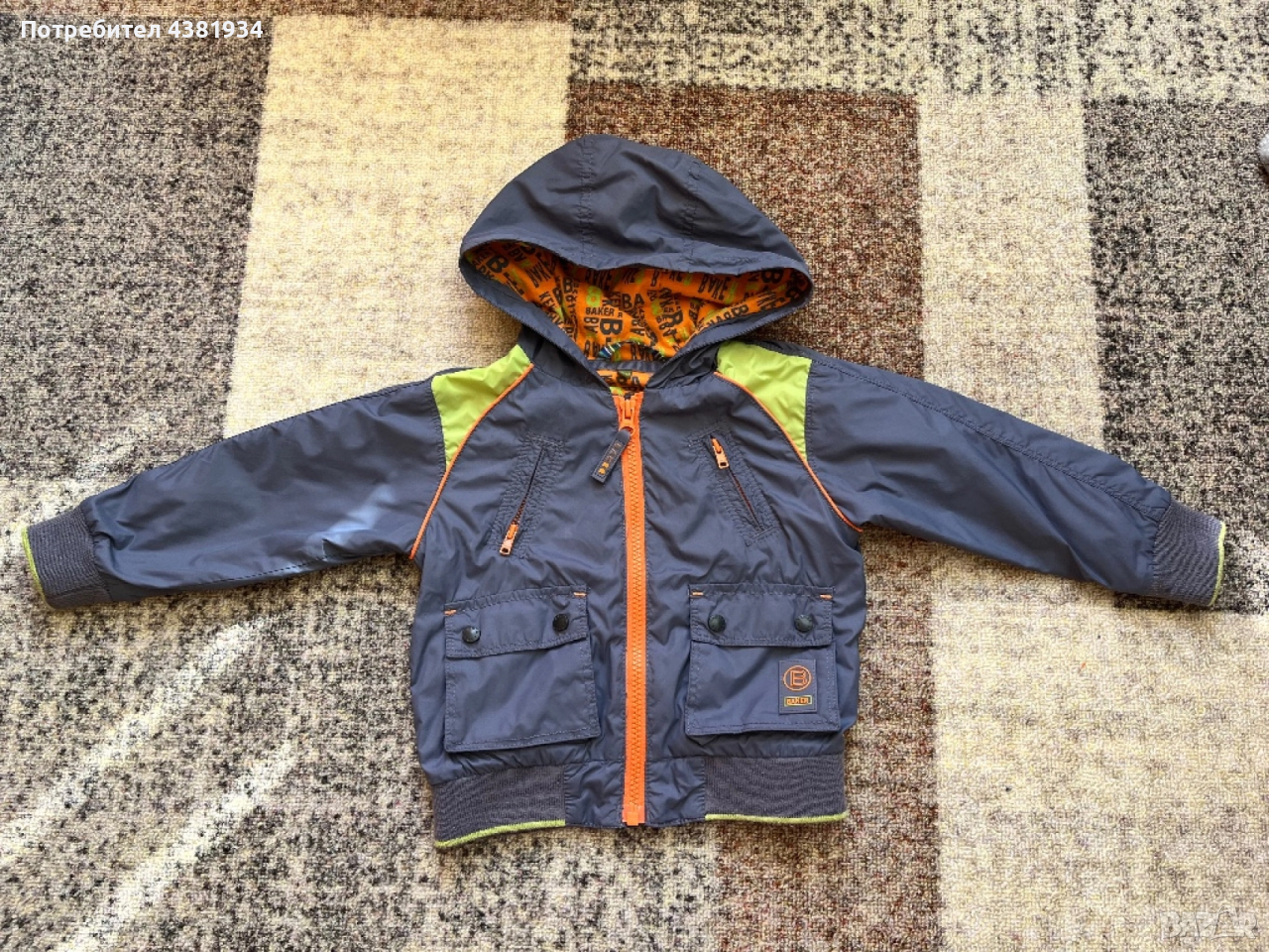 Бебешко пролетно-есенно яке Ted Baker, снимка 1