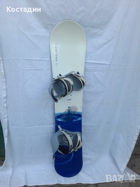 Сноуборд  PROJECT primero  135см.   с автомати , снимка 1