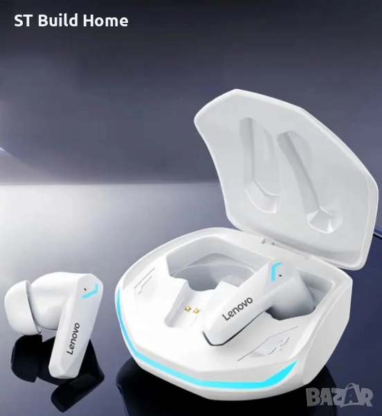 🎧 Lenovo GM2 PRO – Гейминг ергономични безжични слушалки с бързо Type-C зареждане, снимка 1