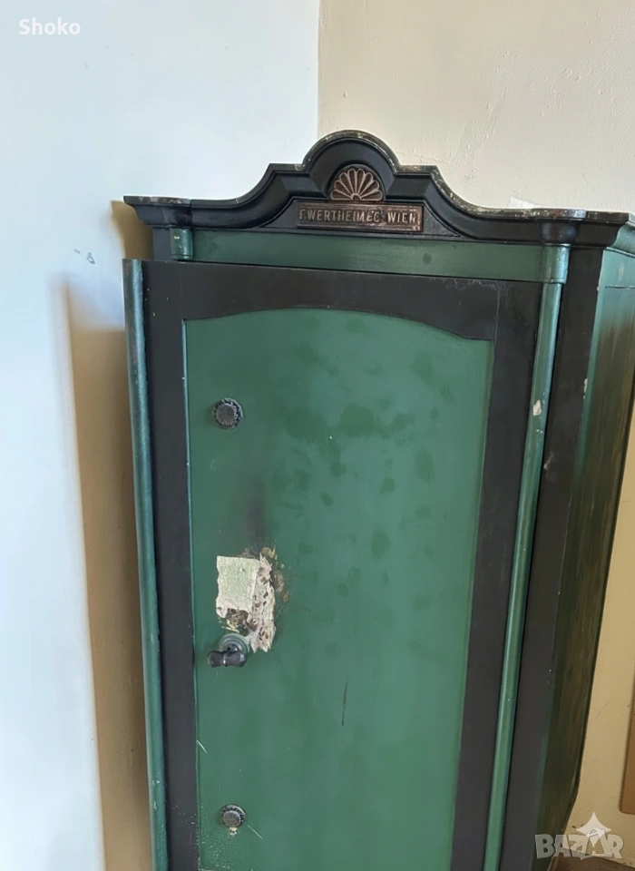 Антична огнеупорна каса Вертхайм , снимка 1