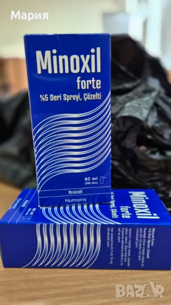 Minoxil Форте %5 спрей - алопеция 60мл, снимка 1