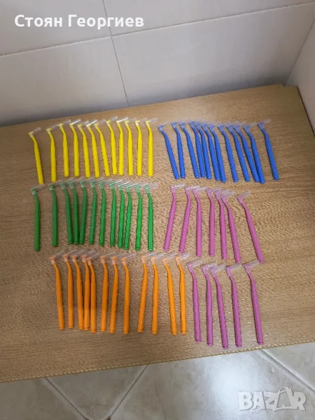 Комплект от 60броя чисто нови интердентални четки, снимка 1