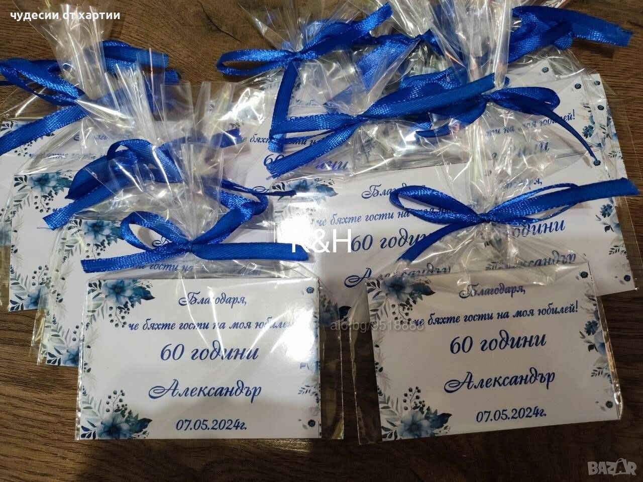 Магнити със снимка подаръци за гости Погача Рожден ден, снимка 1