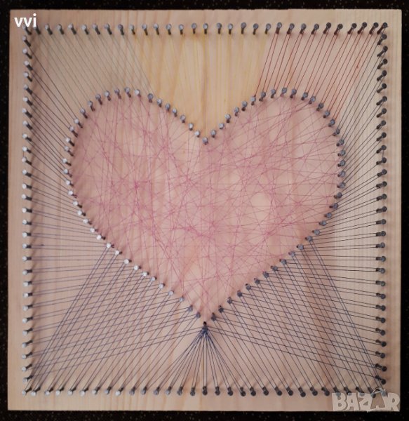 Стринг арт пано Сърце, снимка 1