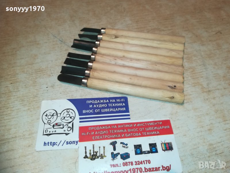 8бр длета за финна  дърворезба, снимка 1