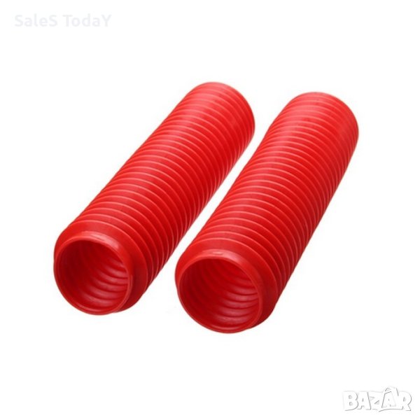 Комплект Прахоуловители за мотор, Универсален маншон, 2 бр, червен, снимка 1