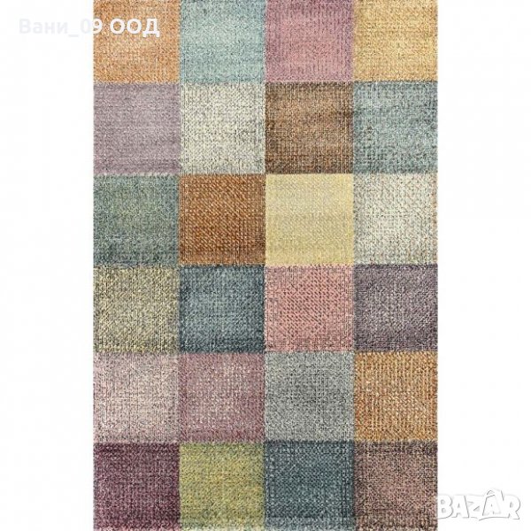 Разноцветен килим в пастелни цветове, снимка 1