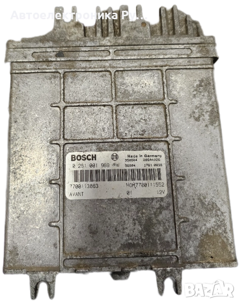 Компютър Двигател ECU BOSCH за Renault Megane, Рено Меган, 0 281 001 969, 0281001969, HOM7700111552, снимка 1