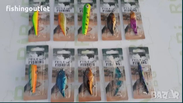  Комплект 25бр воблера за костур ,клен,бяла риба и щука - цени на едро , снимка 1
