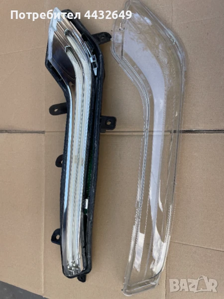 Халоген ляв Пежо 508-Ново стъкло - подготвен за лепене , снимка 1