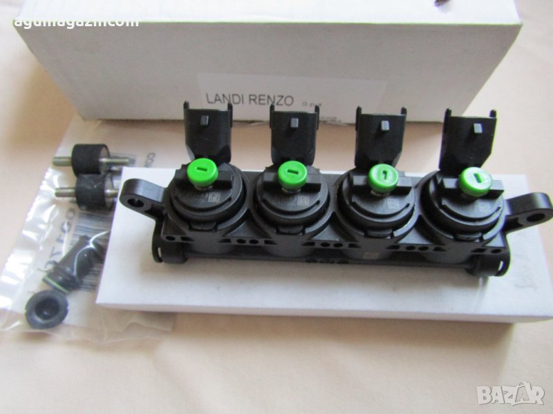  Landi Renzo GIRS 12 инжектор 4 цил -  зелен, снимка 1