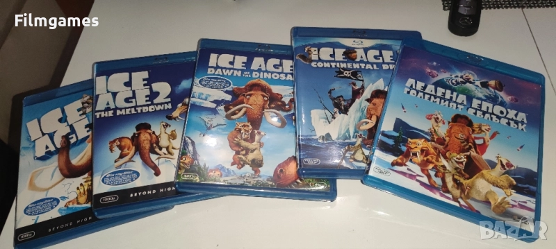 Blu-ray-Ледена Епоха 1,2,3,4,5 бг-аудио, снимка 1
