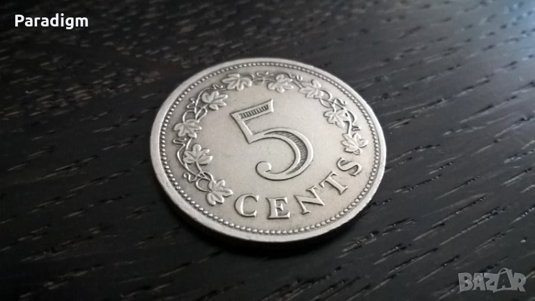 Монета - Малта - 5 цента | 1976г., снимка 1