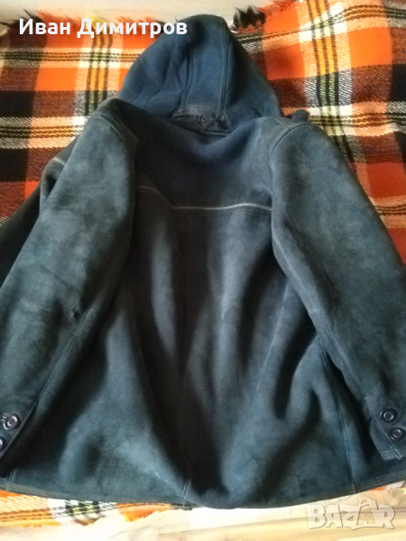 Мъжки кожух за едър мъж XXL син цвят, снимка 1