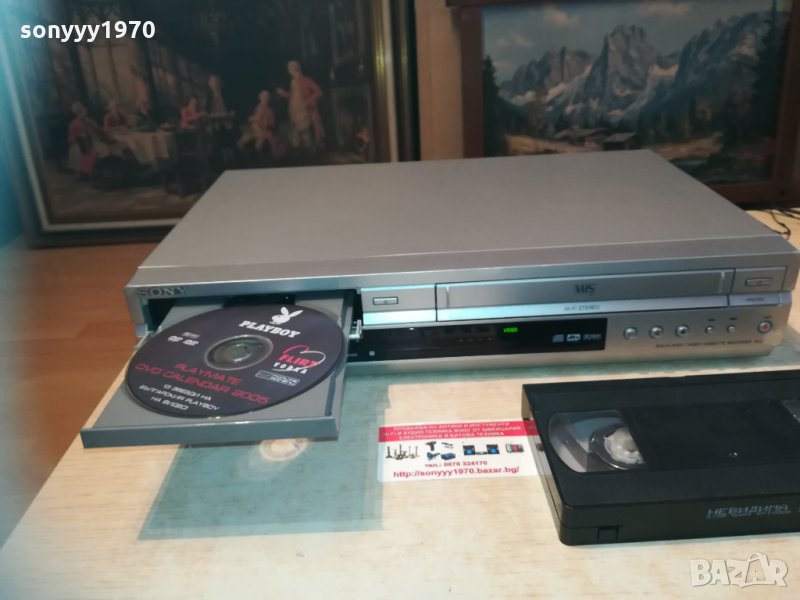 SOLD OUT-ПОРЪЧАНО-sony combo hifi video & dvd 1103211925, снимка 1