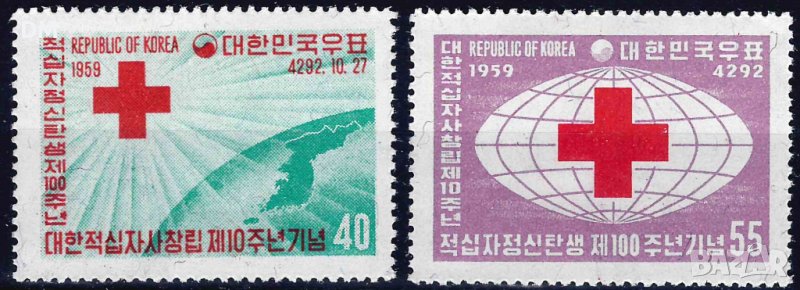 Южна Корея 1959 - червен кръст MNH, снимка 1