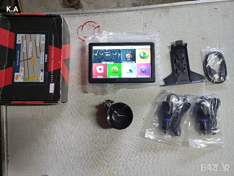 GPS Навигация VIVAS 7" – нова, с кутия и аксесоари, снимка 1