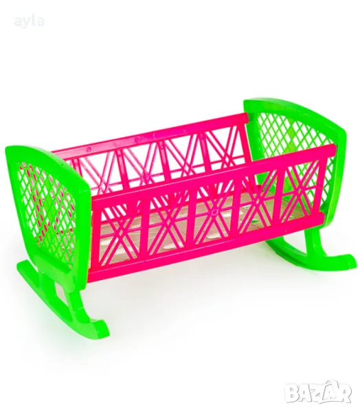 ГОЛЯМО ЛЮЛЕЕЩО СЕ ЛЕГЛО ЗА КУКЛИ 47 СМ, снимка 1