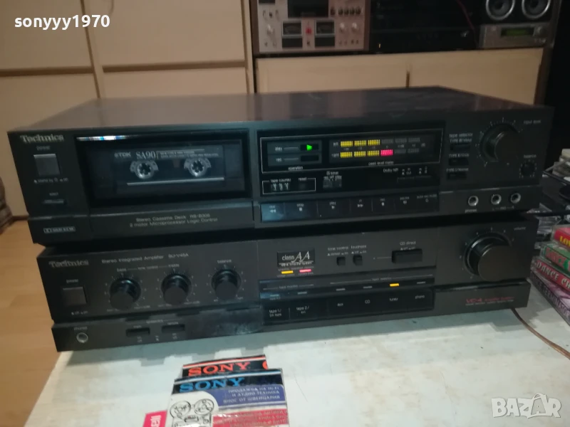 TECHNICS-MADE IN JAPAN-DECK+AMPLI ВНОС SWISS 3105251851, снимка 1