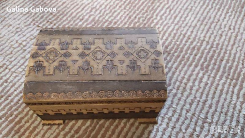 Старинна кутия за бижута, снимка 1
