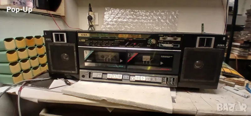 Ретро радиокасетофон AIWA CA-W 30, снимка 1