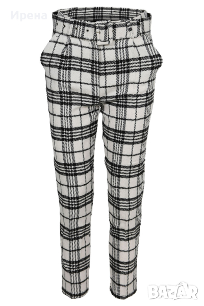Дамски кариран панталон, снимка 1
