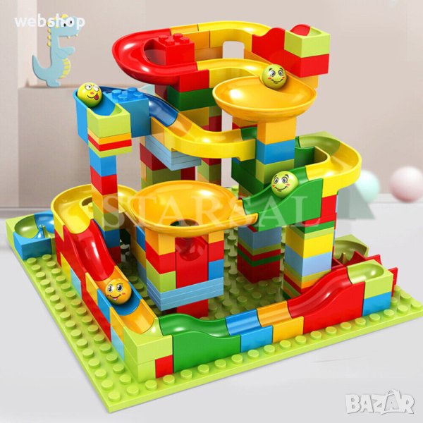 Детски Конструктор тип Лего , 165 части , висококачествена подсилена ABS пластмаса, снимка 1