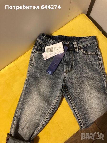 Бебешки дънки р-р 2-3, снимка 1