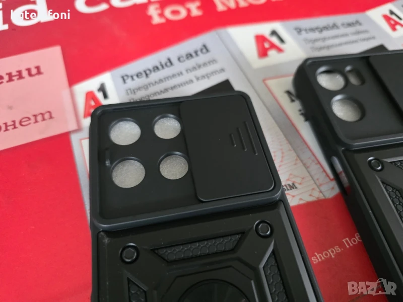 Motorola Moto G05/E15 , Moto G15 удароустойчиви гърбове с ринг и защита на камерите, снимка 1