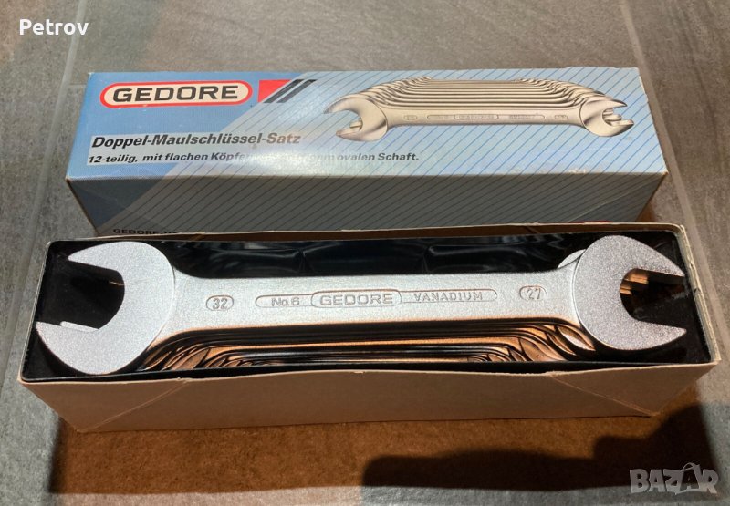 GEDORE No.6 Germany - 12 броя PROFI - SET / 6 - 32 mm  Гаечни Ключове !! ЧИСТО НОВИ !! , снимка 1