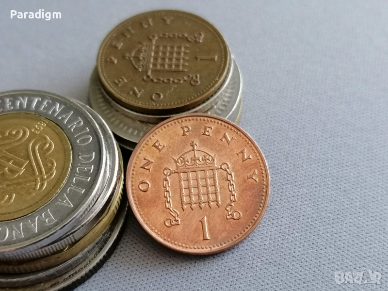 Монета - Великобритания - 1 пени | 2002г., снимка 1