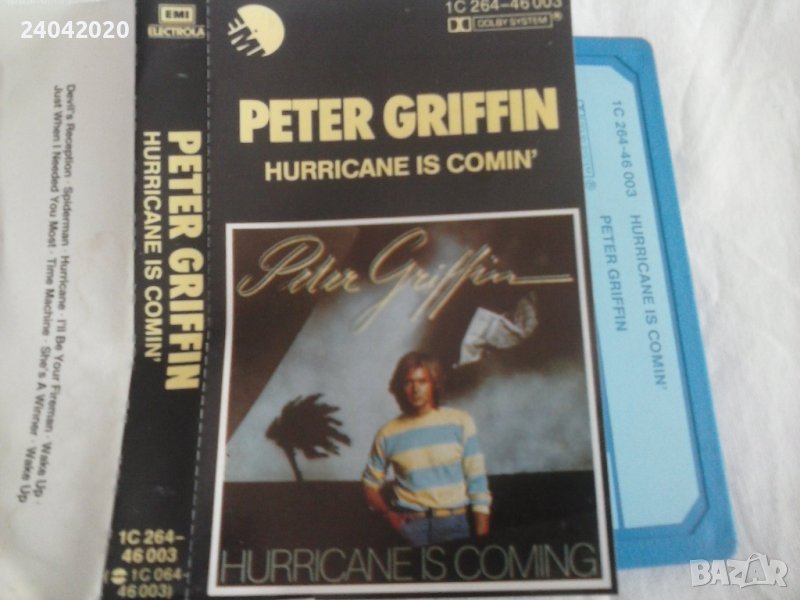 Peter Griffin – Hurricane Is Coming оригинална касета, снимка 1