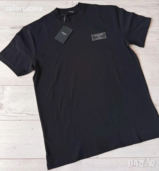 Мъжка Черна тениска Balmain/IM82n, снимка 1