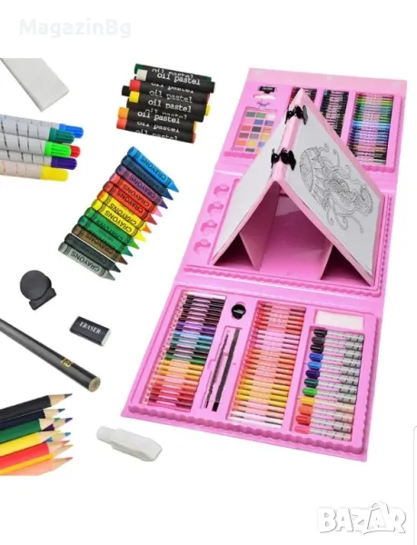 Комплект за рисуване и оцветяване Джъмбо /208 елемента/

, снимка 1