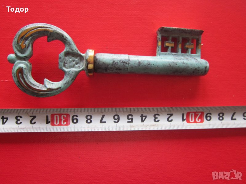 Уникален бронзов ключ отварачка тирбушон търбушон 2, снимка 1