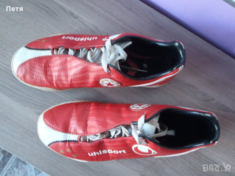 Футболни стоножки Uhlsport CSKA / Бутонки Uhlsport / Футболни обувки Uhlsport ЦСКА , снимка 1
