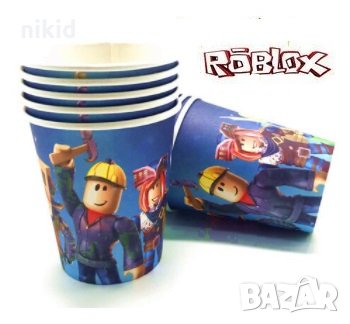 roblox Роблокс 8 бр картонени чаши парти рожден ден, снимка 1