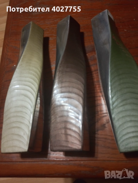 Свещници метал с емайлово покритие , снимка 1