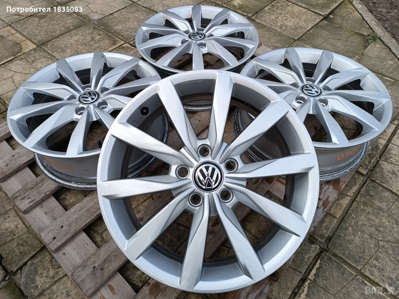 Лети джанти 17ки 5х112 VW, снимка 1