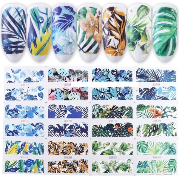 Комплект водни стикери № 43, снимка 1