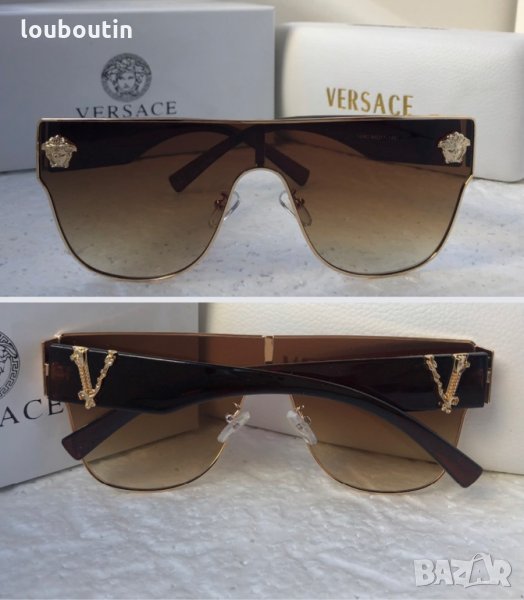 Versace 2022 маска мъжки слънчеви очила унисекс дамски слънчеви очила, снимка 1