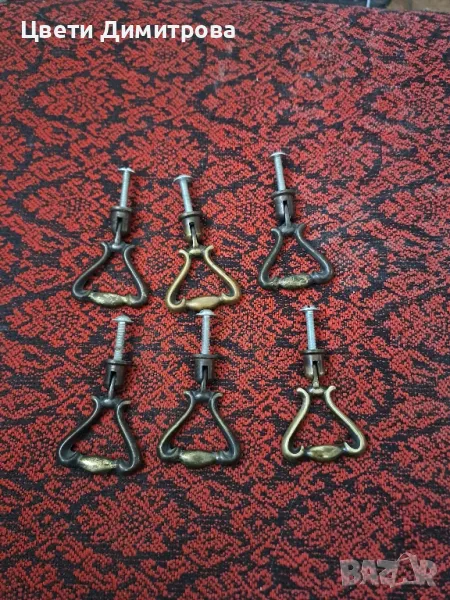 Витиндж бронзови дръжки за чекмеджета , снимка 1