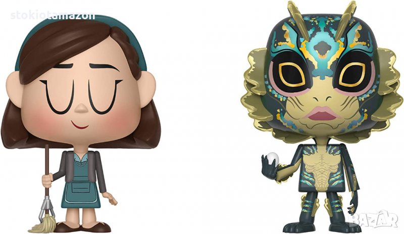 Комплект фигури Funko VYNL Movies: The Shape of Water - Elisa & Amphibian Man, снимка 1