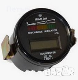 индикатор за заряд/разряд - капацитетоуказател и моточасовник IRAB DH BB 48V, 80V, снимка 1