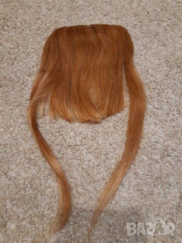 Нов медено рус бретон от естествена човешка коса - мод.2 , снимка 1 - Аксесоари за коса - 27252752