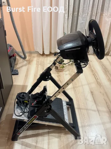 Racing setup с волан Thrustmaster TS-PC, педали T3PM, стойка Next Level S002, снимка 6 - Джойстици и геймпадове - 55994486