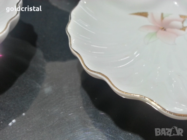 Стар български порцелан Изида чинии , снимка 6 - Антикварни и старинни предмети - 51636168